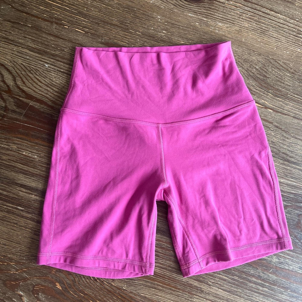lululemon athletica sonic pink align short